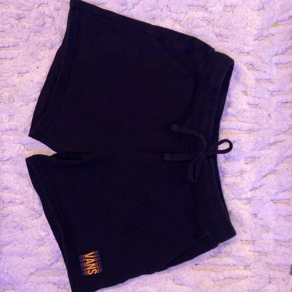 Vans black sweatshorts